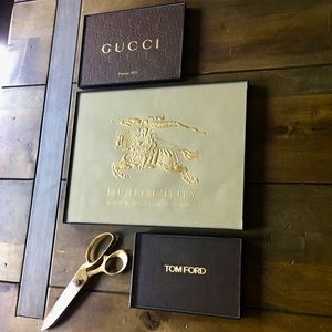 Burberry, Gucci and Tom Ford custom logo bag set